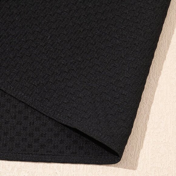 🖤 Elegant Black Feather Sleeve Textured Blouse – Size M - Picture 8 of 8